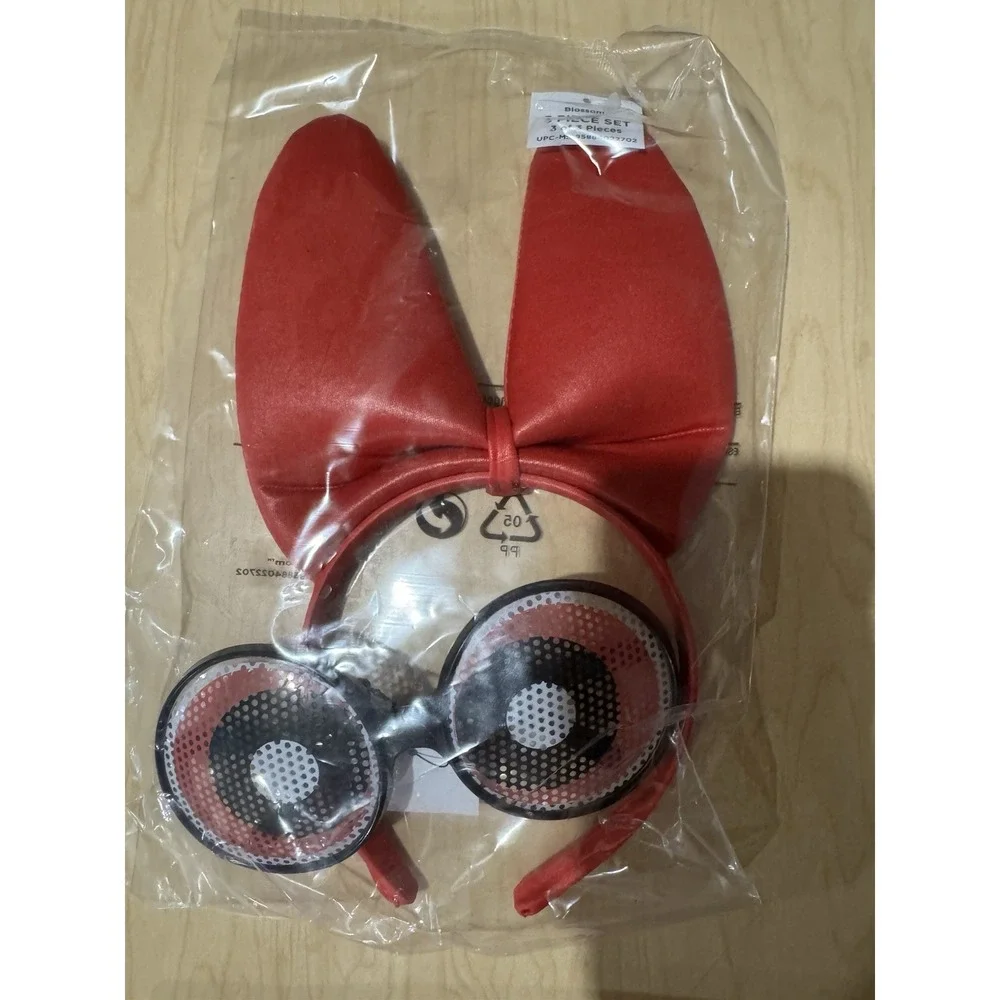 Cartoon Network Rubies The Powerpuff Girls Blossom Girls Costume M(7/8)Halloween - Picture 3 of 6